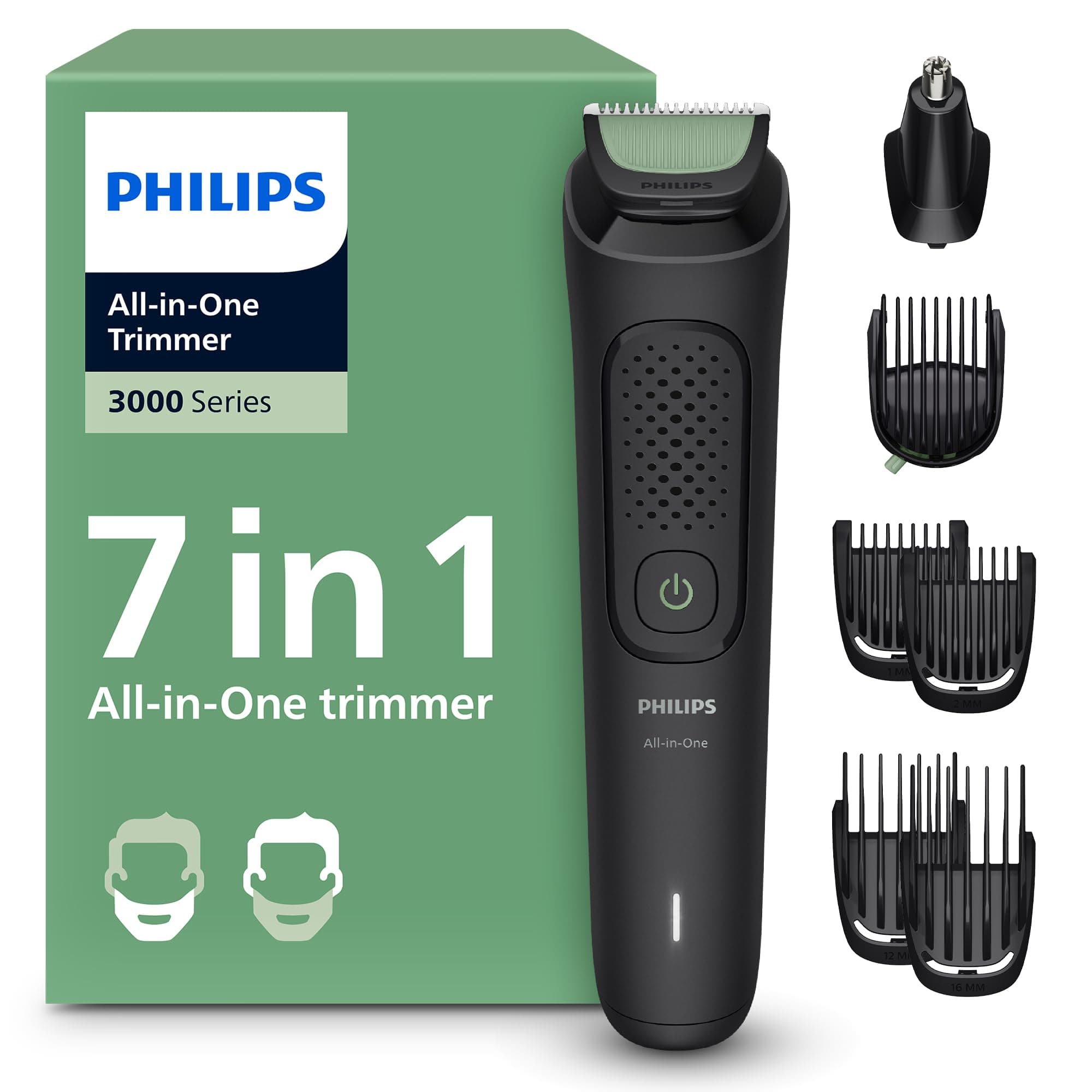 Philips Tondeuse tout-en-un Multigroom série 3000 7 accessoires