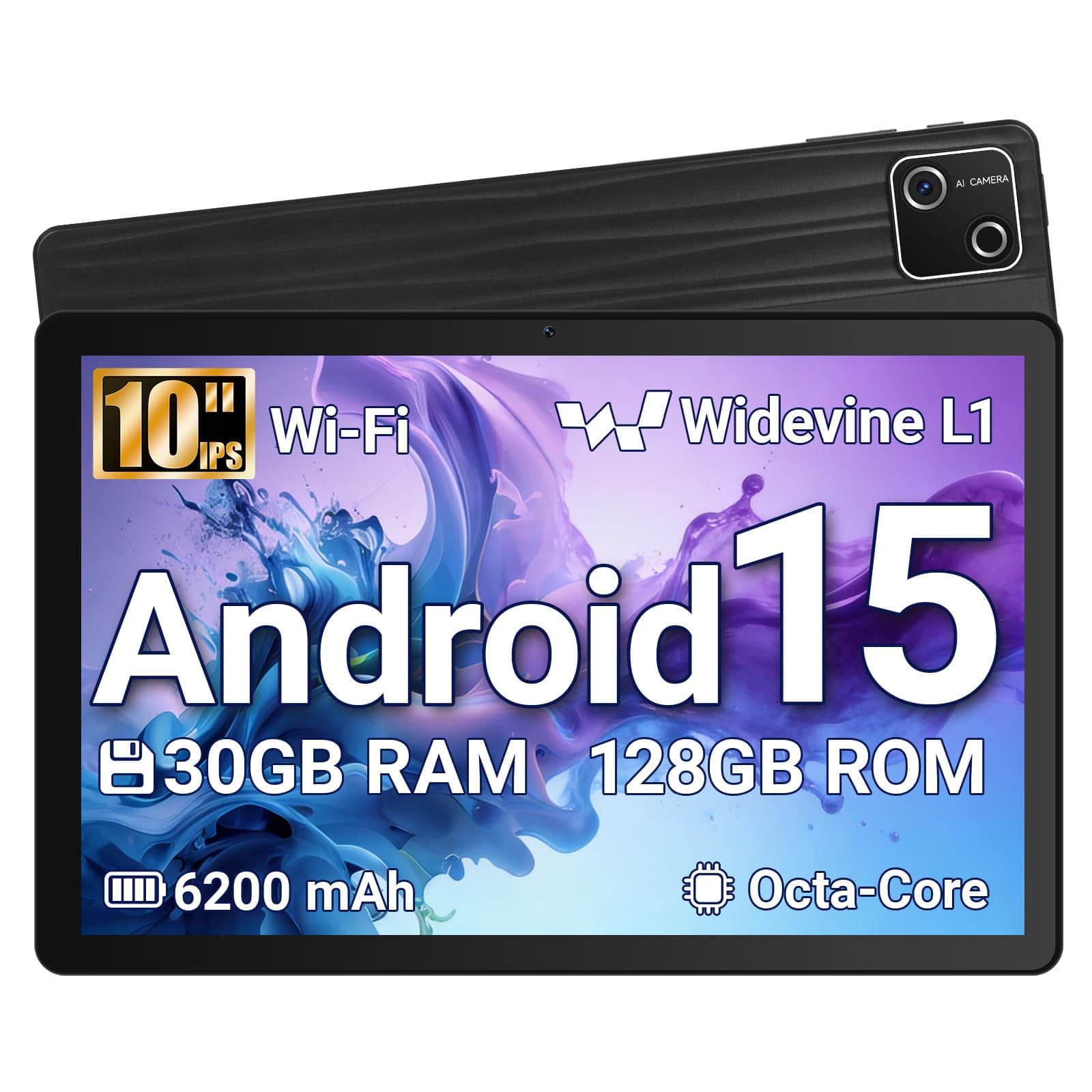 Tablette 10 Pouces Android 15 certifiée GMS – Image 1