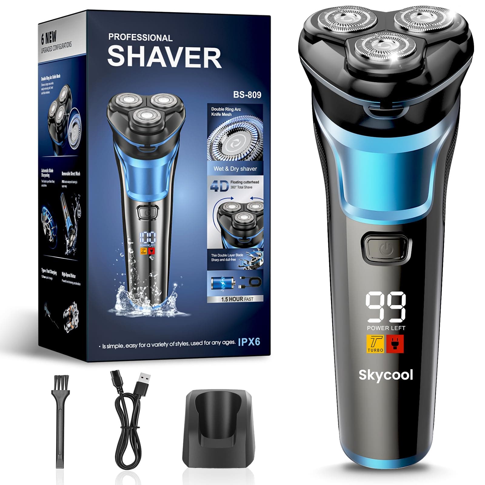 Skycool Rasoir Electriques Hommes