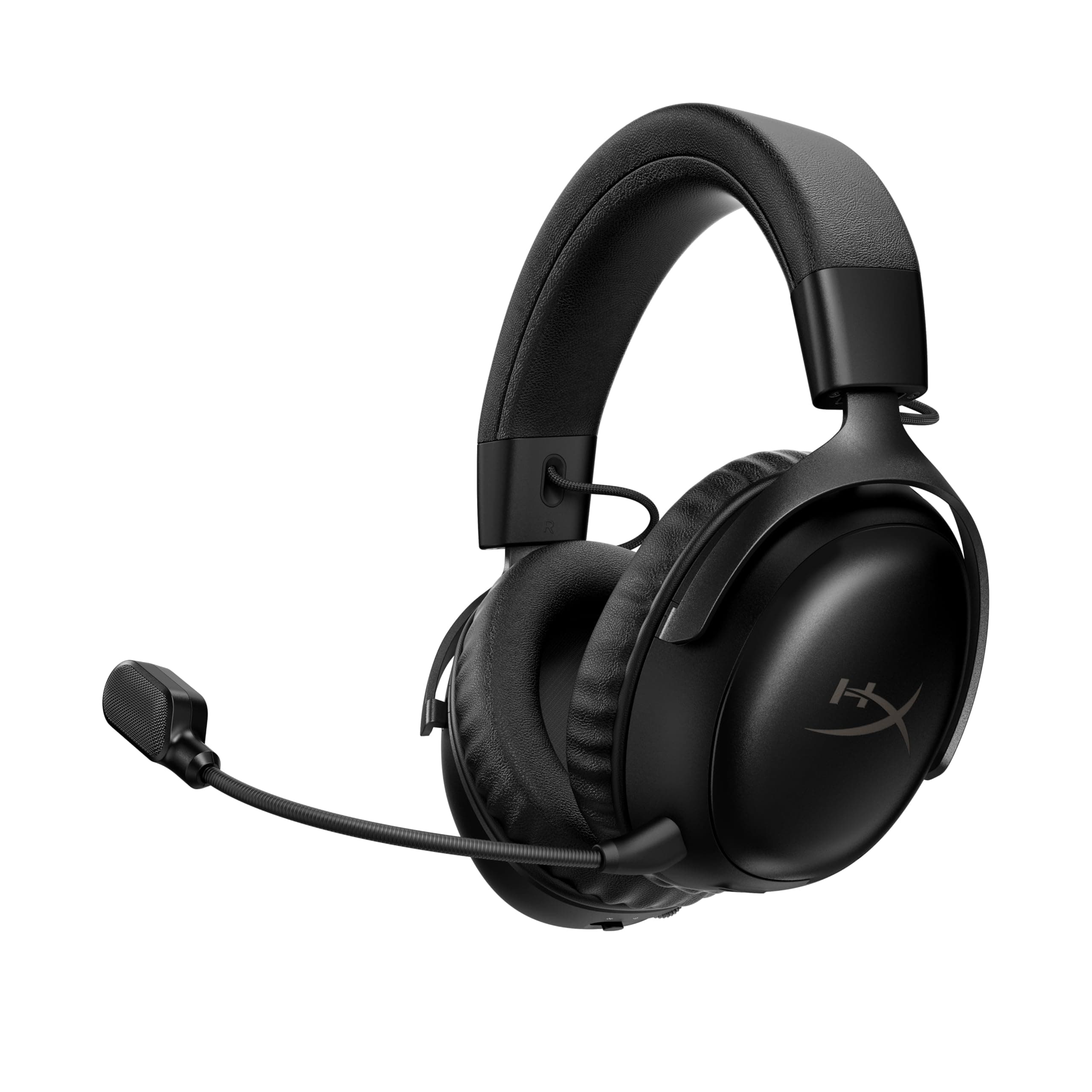 HyperX Cloud III S, Casque Gaming sans Fil, Bluetooth/2,4 GHz, PC/PS5/Xbox, jusqu'à 200h de Batterie, transducteurs 53 mm, DTS, Micro 10 mm, Noir