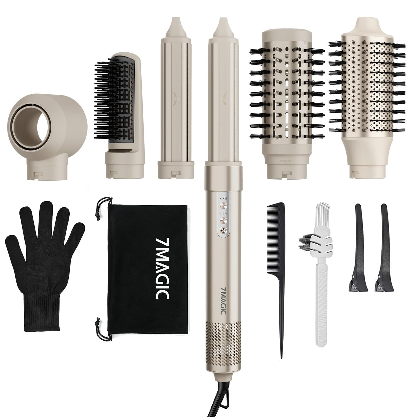 7MAGIC Air Styler Brosse Soufflante 6 en 1