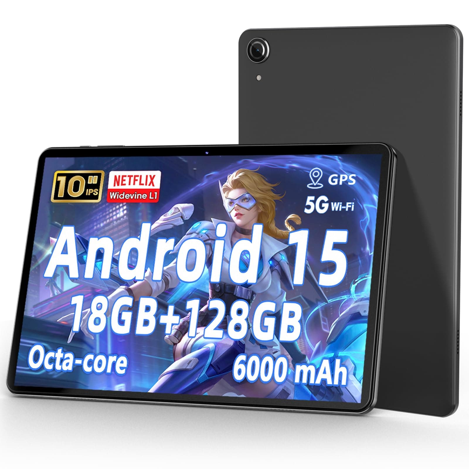 Tablette 10 Pouces Android 15 – Image 1