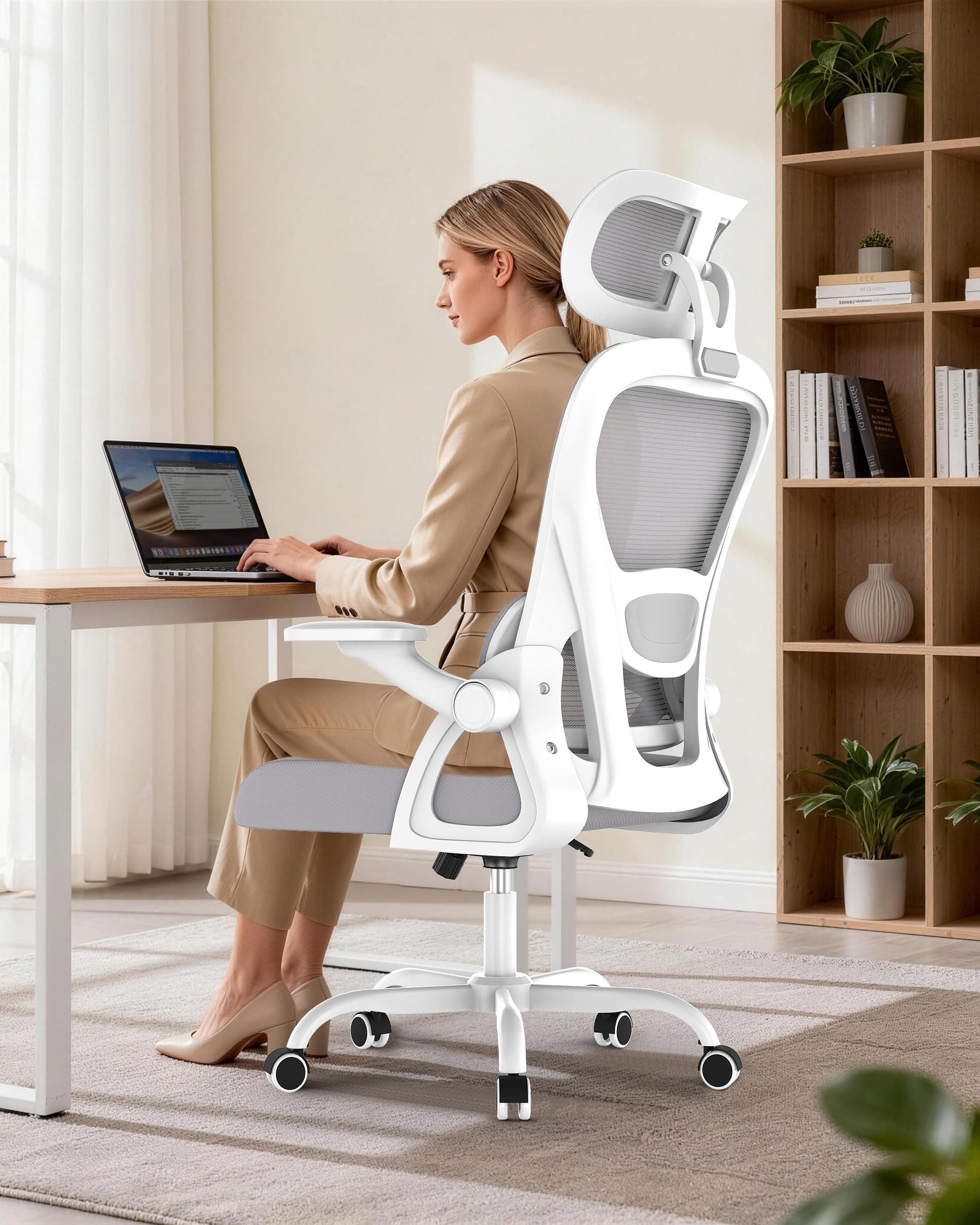 Naspaluro Chaise de Bureau Ergonomique