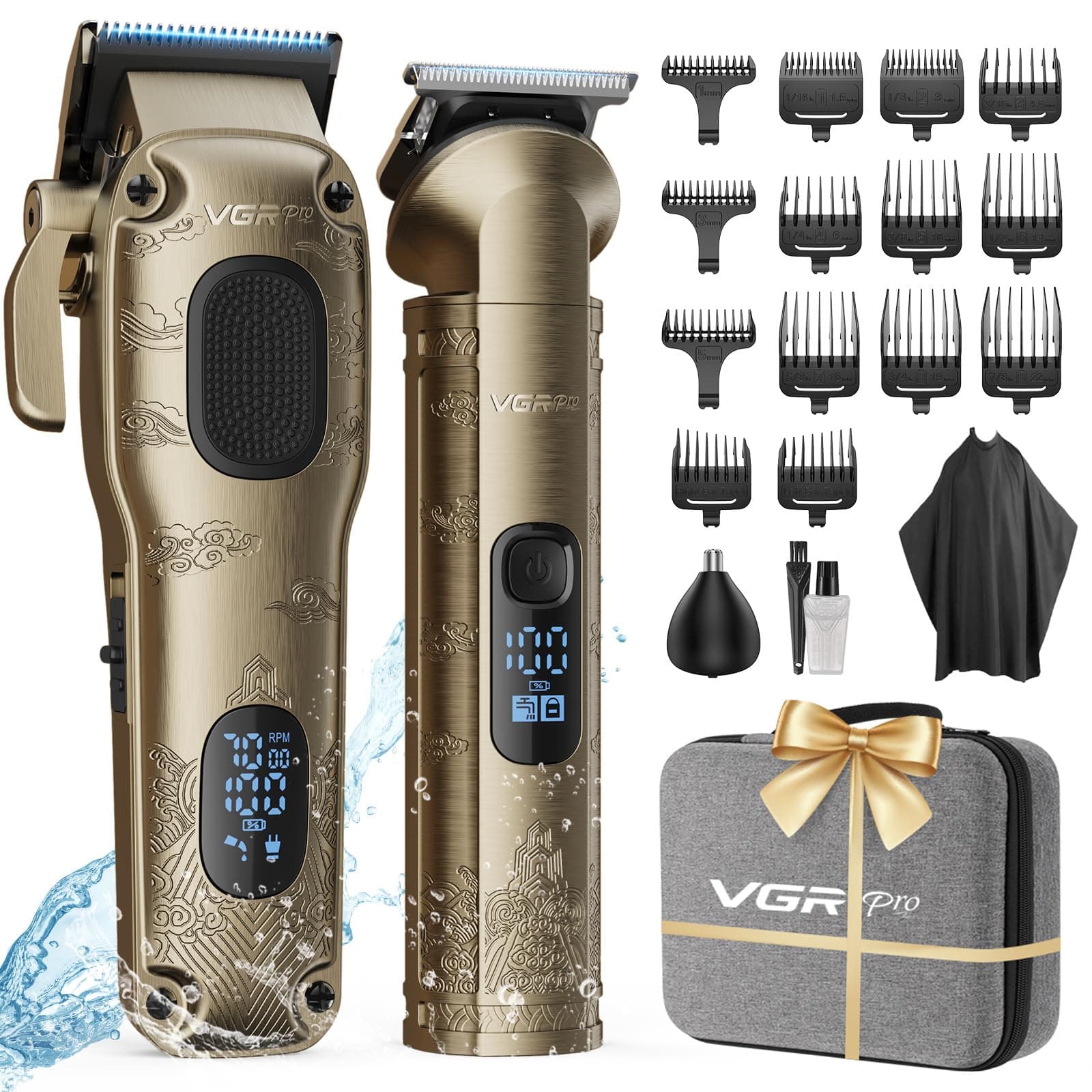 VGRPRO Tondeuse Cheveux Hommes Professionnelle