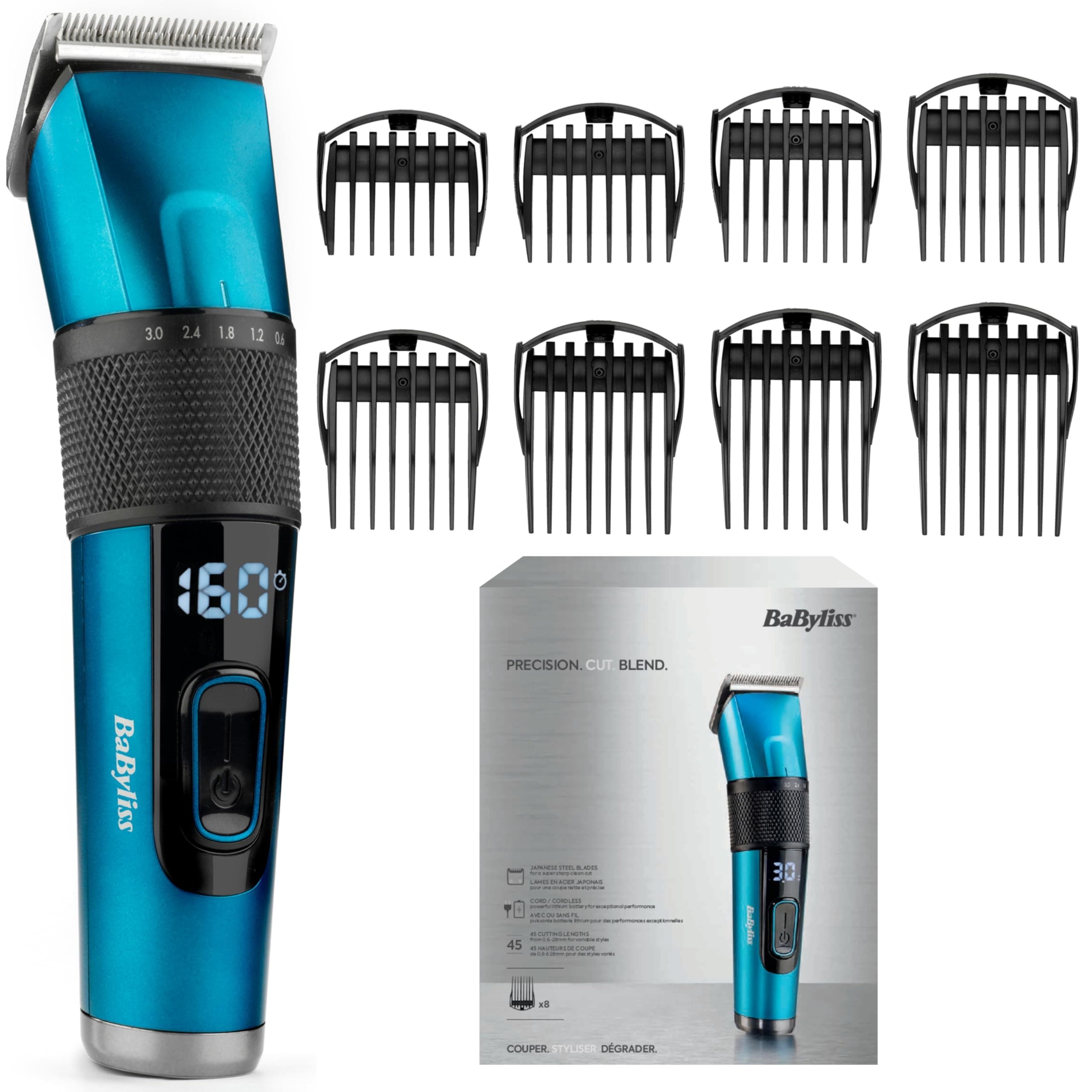 BaByliss Tondeuse cheveux avec lame en acier japonais