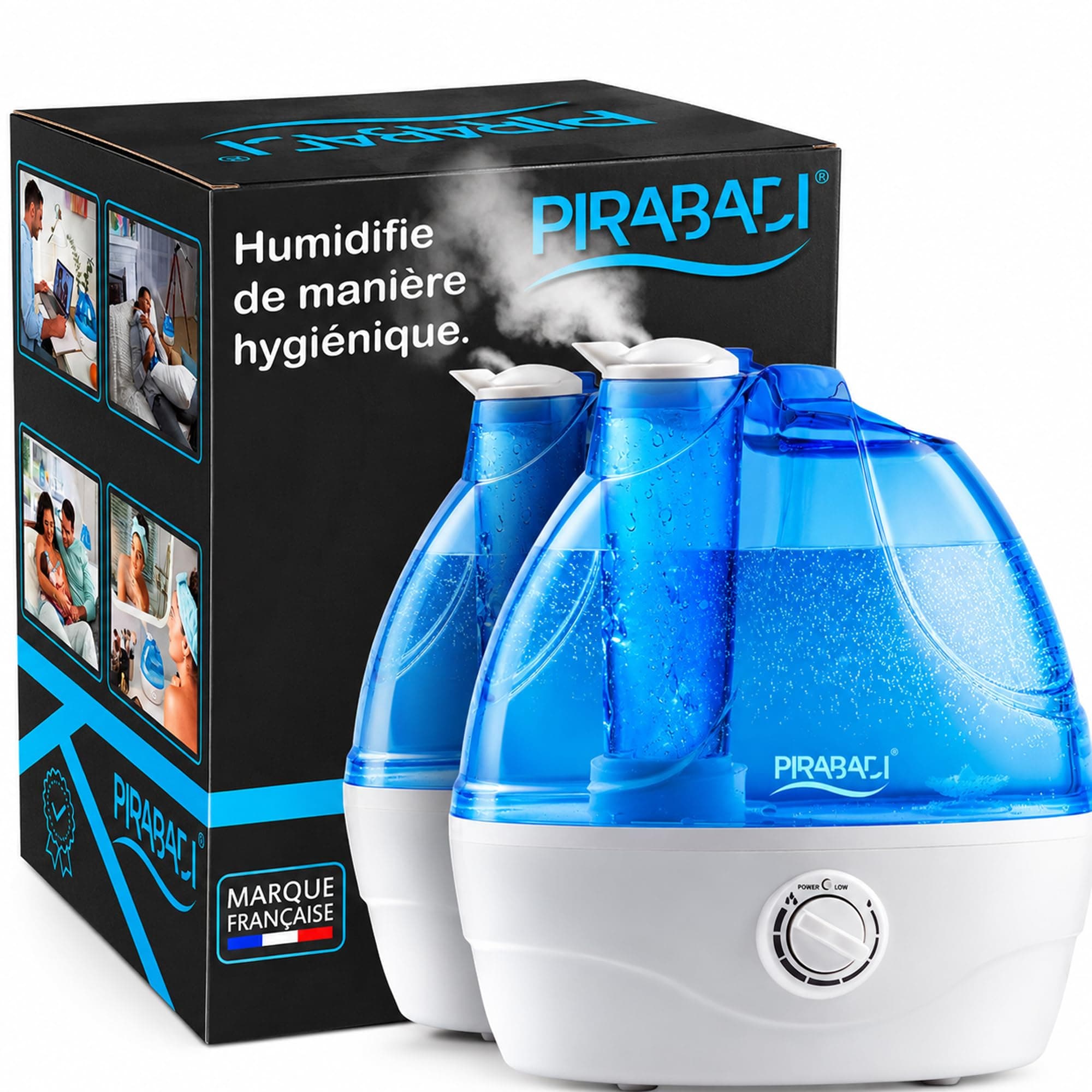 HUMIDIFICATEUR D'AIR FRAIS (Réservoir d’eau de 2