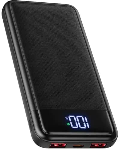 Batterie Externe 13800mAh, Slimmest 22.5W Power Bank,Batterie Portable USB C (Entrée/Sortie) PD3.0 QC4.0 Charge Rapide Chargeur Portable avec Affichage LCD Compatible iPhone etc.