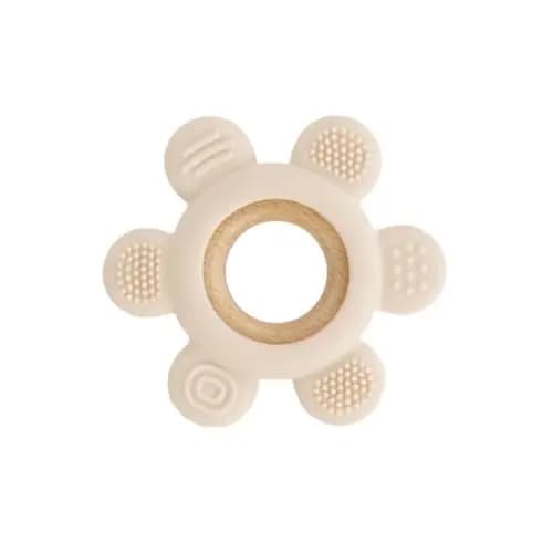 Jane Anneau de Dentition en Silicone et Bois