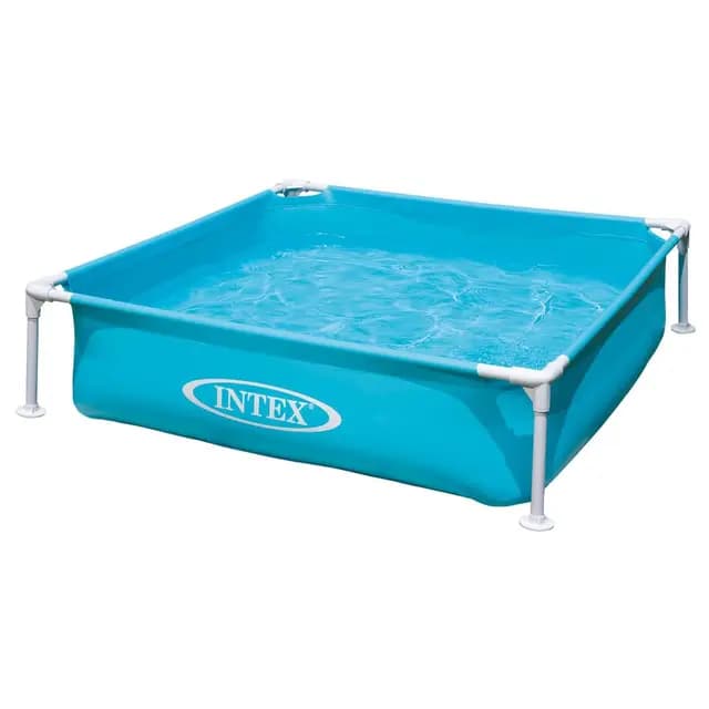 Intex Piscine tubulaire carrée
