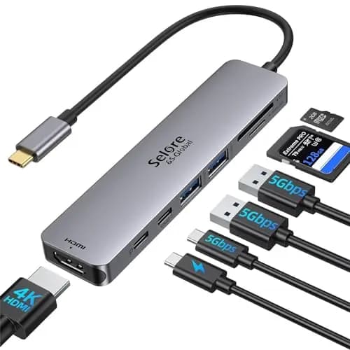 Selore Hub USB C 7-en-1