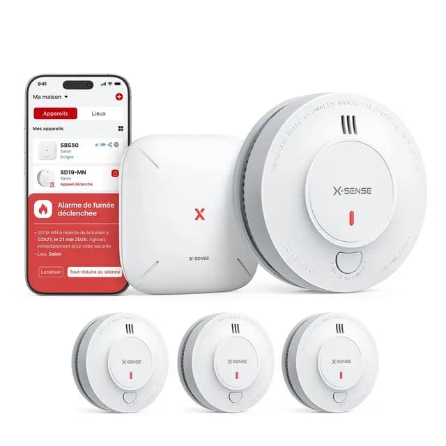 X-Sense SD19-MN31 Détecteur de fumée connecté