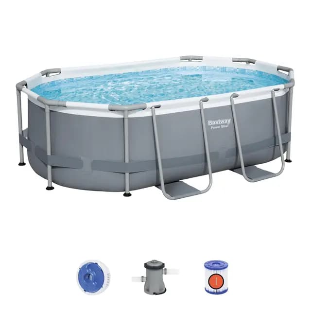Bestway Power Steel Piscine hors-sol ovale
