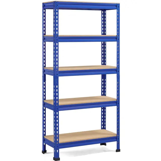 Yaheetech Étagère de Rangement Bleue