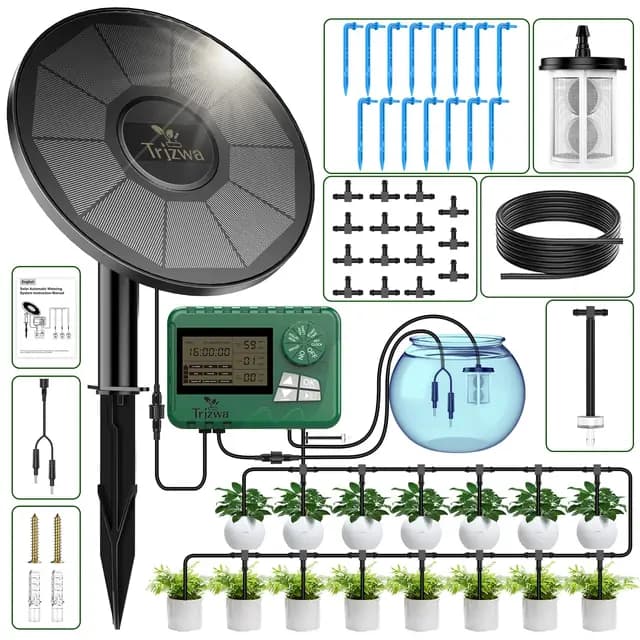 TRJZWA BSV-IC305 Kit d'irrigation solaire
