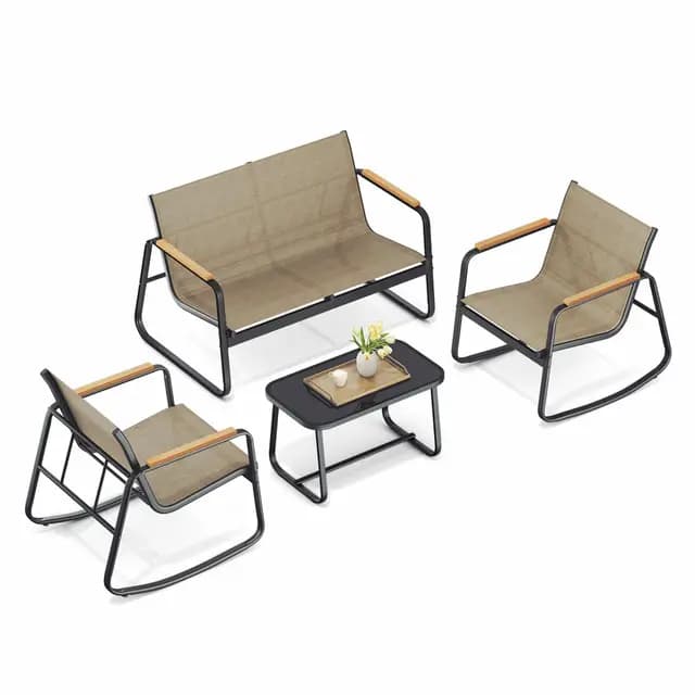 SONGMICS Ensemble de Mobilier de Jardin