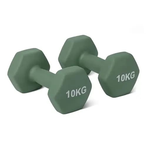 Amazon Basics Haltères Néoprène 10kg