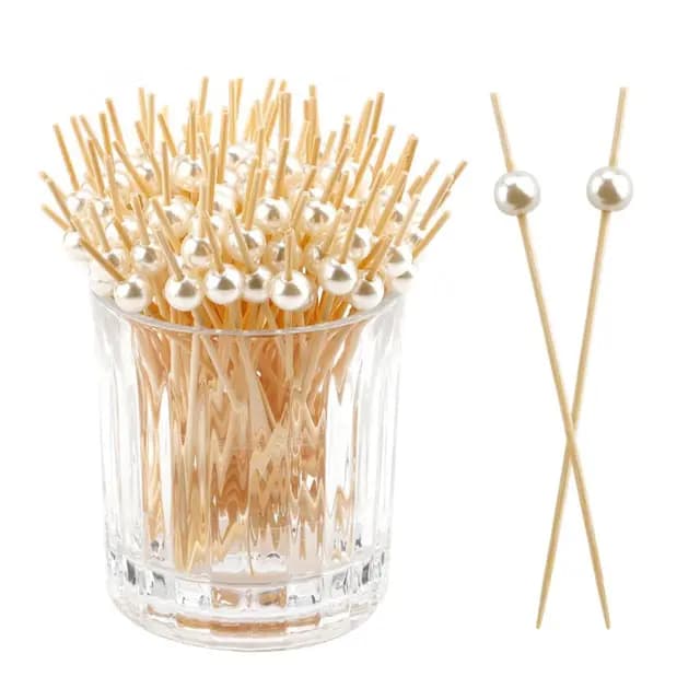 ZFRITP Piques à Cocktail Bambou