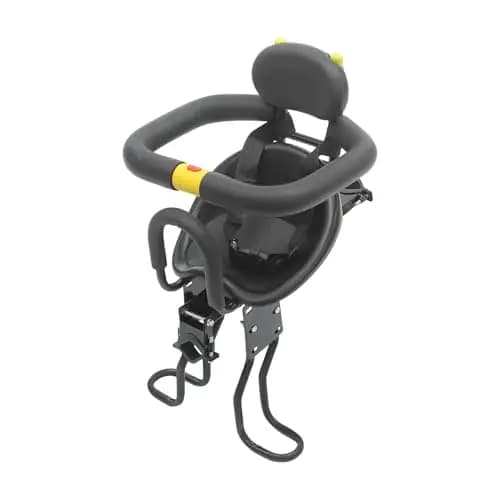 Siège de vélo pour enfant à l'avant, réglable, avec pédales et dossier de soutien, pour VTT et vélo de route, jusqu'à 35 kg