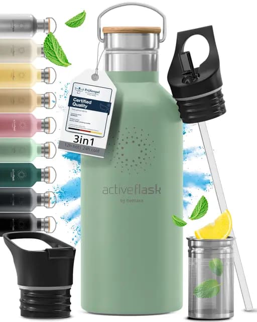 BeMaxx ACTIVE FLASK Gourde inox isotherme