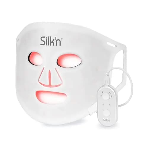 Silk'n Masque Visage LED - LED Face Mask 100 - Masques pour le visage avec Lumière Rouge Anti-Âge - Sans fil, 100 LED