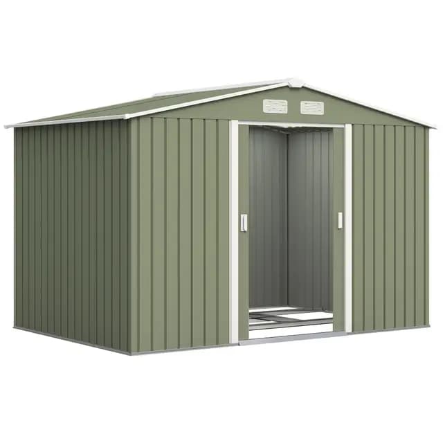 Outsunny Abri de Jardin Acier Vert