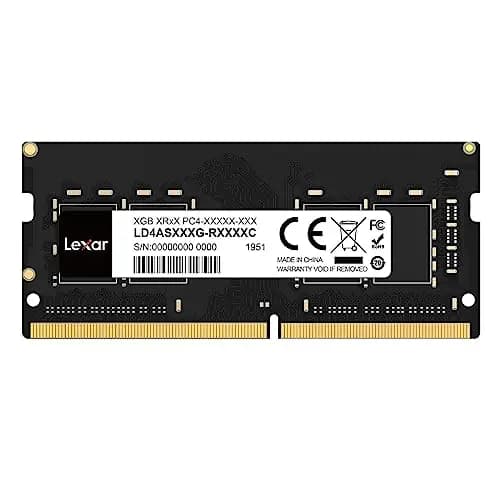 Lexar SODIMM RAM DDR4 16Go, 3200 MHz Ram PC Portable, Mémoire pour Ordinateur Portable SODIMM, 260-Pin SO-DIMM, Mémoire RAM, Memoire Haute Performance