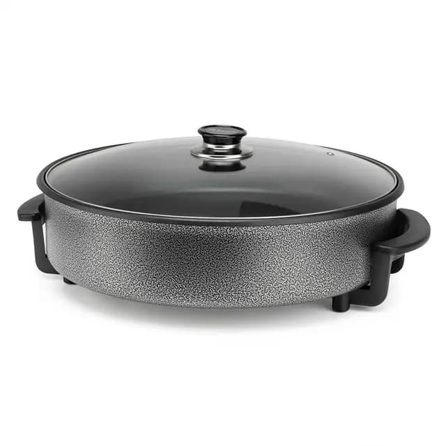 Orbegozo Autocuiseur électrique PZ 4270, 42 cm, 1500 W, capacité 10 litres, couvercle en verre avec poignée et valve de sécurité