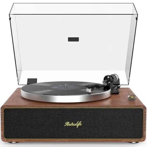 Retrolife Platine Vinyle avec Enceintes