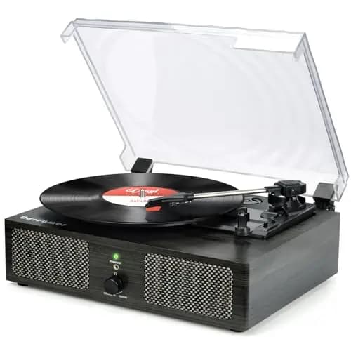 Udreamer Platine Vinyle Bois Noir