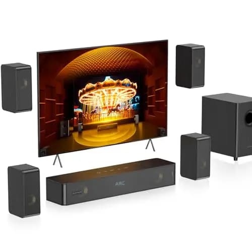 5.1.2CH Barre de Son TV, 4