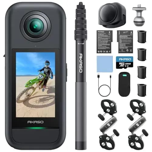 AKASO 360 Kit Moto Caméra d'action