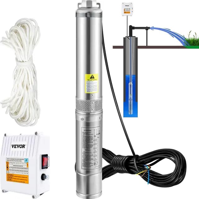 VEVOR Pompe Immergée 6600 L/h