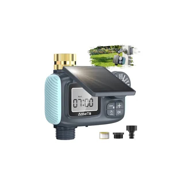 AnseTo HS-ST01 Programmateur arrosage solaire