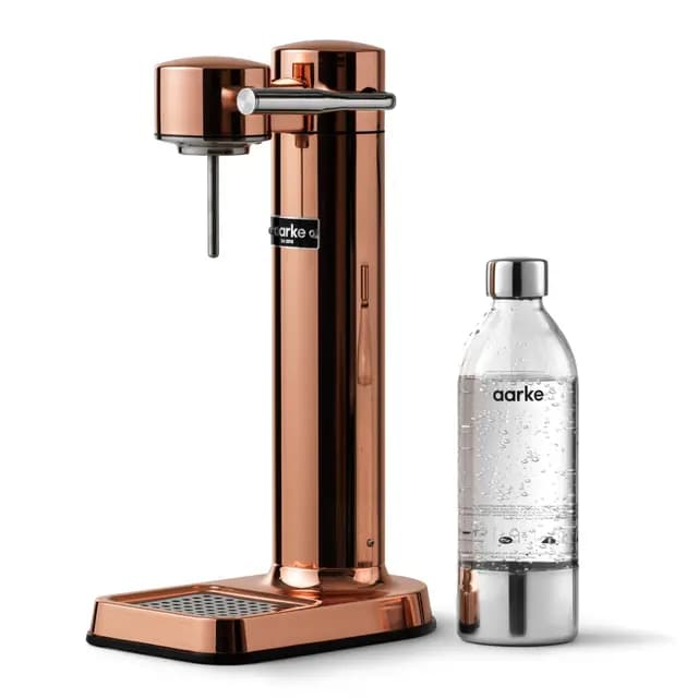 Aarke Carbonator 3, Machine à Soda avec Bouteille d'eau, Finition Cuivre