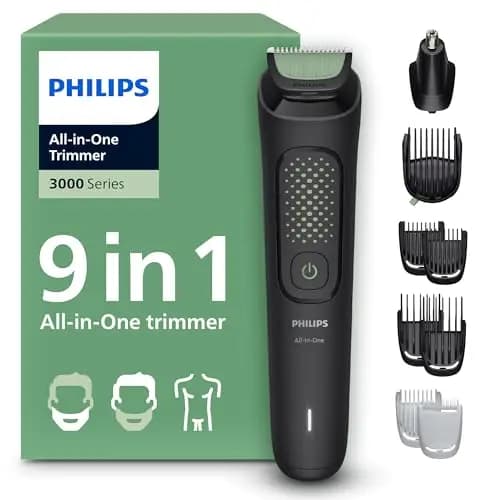 Philips Multigroom 3000 Tondeuse 9 accessoires