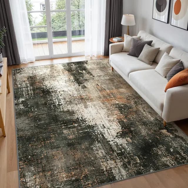 BEIMO Tapis Salon Moderne 160x230cm, Design Abstrait, Tapis Antidérapant à Poils Courts, Tapis Ne Perde Pas de Peluches, Facile à Entretenir pour Salon, Salle à Manger, Bureau à Domicile