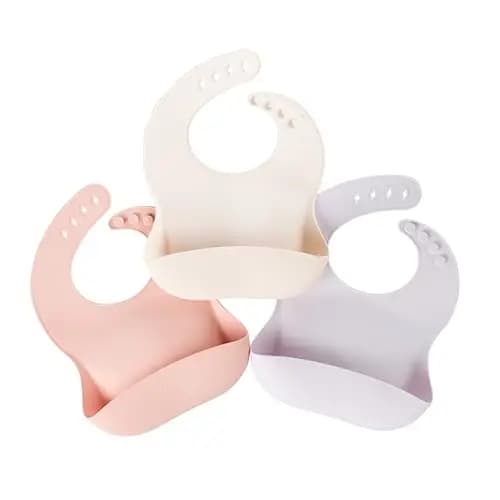 Nuby Bavoirs Silicone Fille