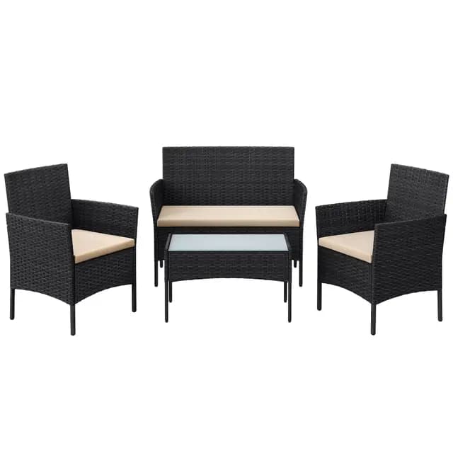 SONGMICS Salon de Jardin 4 Places