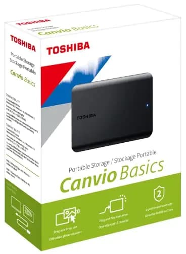 Toshiba Bases canvio 2To noirCANVIO Basics 2To Noir