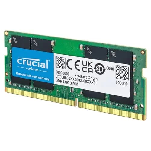 Crucial RAM DDR4 8Go 3200MHz SODIMM CL22, Mémoire pour Ordinateur Portable, Mini PC (ou 2933MHz / 2666MHz) - CT8G4SFRA32A