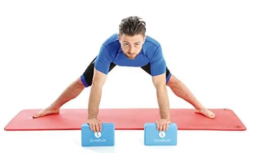 Yoga brick mousse bleu