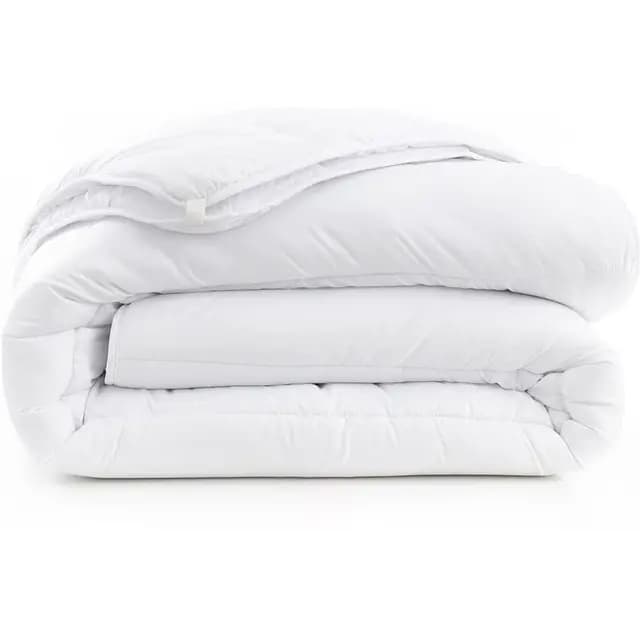 Abeil - Couette 4 Saisons Modulable - 2 Couettes Reliables par Attaches, 300g/m² et 200g/m² - Garnissage et Enveloppe 100% Polyester - Certifiée Oeko-Tex, Fabriquée en France - 140 x 200 cm
