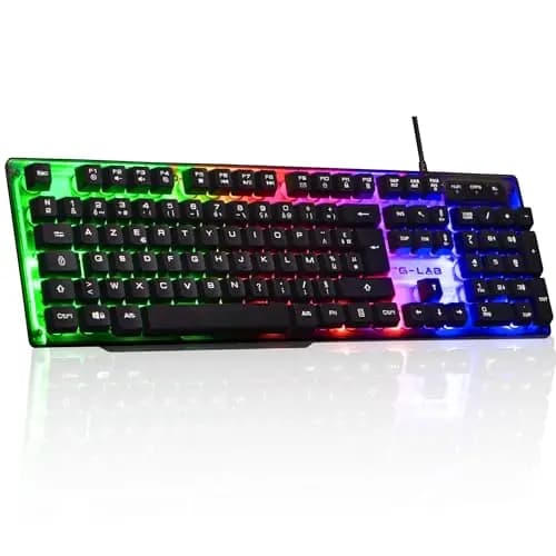 The G-Lab Keyz Néon Clavier gaming