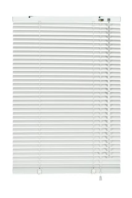 Gardinia Store Vénitien en Aluminium, Fixation au Mur et au Plafond, Kit de Montage Inclus, Store Vénitien Aluminium, Blanc, 80 x 130 cm (LxH)