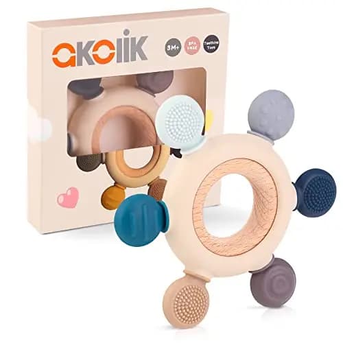 akolik Anneau de Dentition Gouvernail