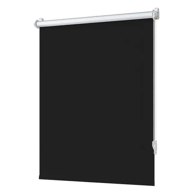 Buseu Store Occultant sans Perçage 45l x 130L cm - Store Enrouleur Opaque Thermique, Montage Facile avec Clips pour Fenêtre et Porte, Isolation Thermique & Protection Intimité, Anti-UV, Noir