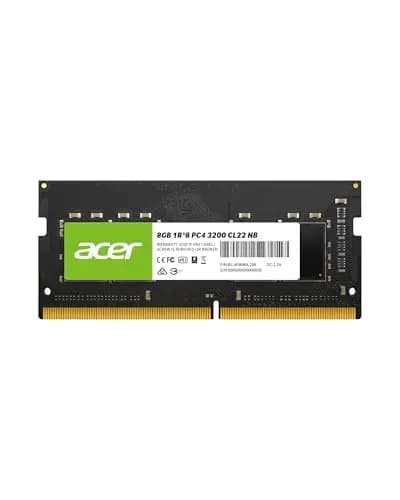 Acer SD100 DDR4 8go SODIMM 3200 MHz CL22 - RAM 260 Broches pour Ordinateur Module mémoire Basse Tension - Mémoire vive pour PC Portable et Notebook (unité Simple)