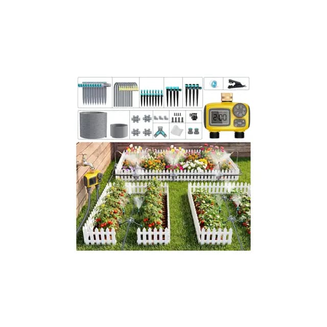 TRJZWA PGGL4001P Kit d'irrigation goutte à goutte