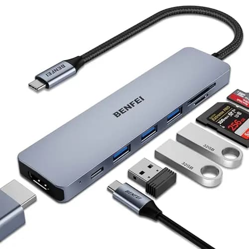 BENFEI Hub USB-C 7-en-1