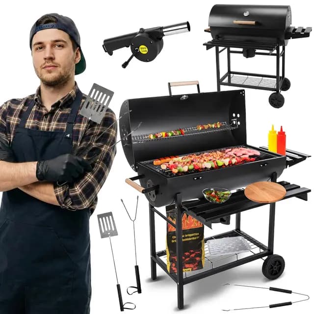 Five-Star Grill&Chill Barbecue charbon